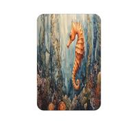 Imán rectangular de algas verdes para nevera, pizarra, taquilla, oficina y decoración de coche