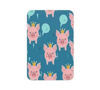 Imán rectangular de The Pig With The Crown para nevera, pizarra, taquilla, oficina y decoración de coche