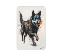 Imán rectangular de The Running Dog para nevera, pizarra, taquilla, oficina y decoración de coche