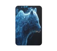 Imán rectangular para nevera, pizarra blanca, taquilla, oficina y coche, diseño de Smoke Fills The Polar Bear