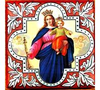 Imán religioso, imán, imagen religiosa, Santos, Santos, Jesús, Virgen; Protección; Oración; (Virgen Auxiliadora)