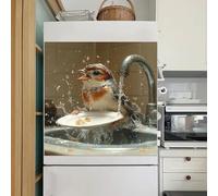 Imanes Adhesivos Animales Marrones Cubierta Magnética para Lavavajillas Iman Adhesivo electrodomésticos Calcomanía Magnética para Lavadora Decoración Imanes Nevera 58x43 cm /4pcs