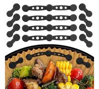 Imanes Air Fryer para Papel 12Pcs, Resistentes al Calor 220°C, Adsorción Magnética Reutilizables, Evitan Arrugas y Desplazamiento del Papel, Para con Todas las Canastas de Hierro, Accesorios Airfryer