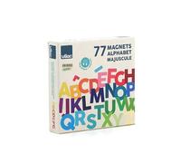 VILAC 6705 - Imanes Alfabeto mayúsculas 77 Piezas - Juegos creativos - 77 imanes Letras minúsculas de Madera - Juegos de Despertar para niños de Madera - Juguete para niños a Partir de 3 años