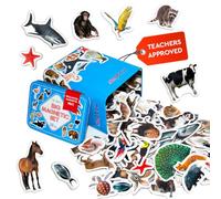 Imanes Animales para Niños - Zoo, Granja, Bosque, Océano, Pájaros 110 Piezas - Juego Magnético Montessori Educativo - Actividad Creativa Escuela Infantil - Regalo - Magdum