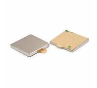 Imanes Autoadhesivos de Neodimio 15x15x1,5 mm (15 Piezas) | Adhesivo 3M 467MP | Imanes Cuadrados Potentes con Revestimiento de Níquel para Manualidades, Bricolaje y Decoración