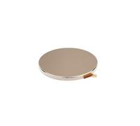Imanes Autoadhesivos de Neodimio 25x2 mm (10 Piezas) | Adhesivo 3M 467MP | Discos Magnéticos Potentes con Revestimiento de Níquel para Bricolaje, Manualidades y Uso Profesional
