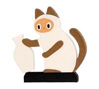 Imanes con forma de jarrón para nevera - Decoración conmemorativa y magnética de nevera, imanes para bigote del gato, para nevera, casa, dormitorio, apartamento o salón