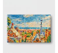Imanes de Barcelona para Nevera | Pack de 4 imanes | Regalo y Decoración Park Güell - Casa Vicens - Sagrada Familia - Casa Batlló | Compra Solidaria