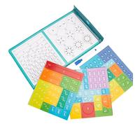 Imanes De Fracciones para Enseñanza | Material Didáctico Magnético Matemáticas Stem para Aprendizaje | Herramienta Educativa Infantil para Niños Y Niñas De Primaria | Juego De