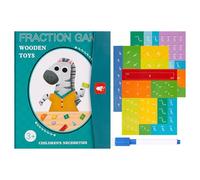 Imanes De Fracciones para Enseñanza | Material Didáctico Magnético Matemáticas Stem para Aprendizaje | Herramienta Educativa Infantil para Niños Y Niñas De Primaria | Juego De
