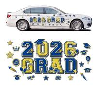 Imanes de graduación para coche, 30 unidades, clase de 2026, magnéticos, para el aula, boletín, tablero de decoración para la escuela