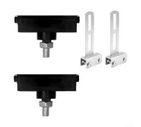 Imanes de interruptor de límite para abridores automáticos de puertas correderas con soportes de montaje y llave, compuesto de fibra de vidrio de nailon negro, resistente a la intemperie, kit a prueba