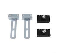 Imanes de interruptor limitador para abridor automático de puertas correderas con soporte de montaje, material compuesto de fibra de vidrio de nailon resistente, resistente a la intemperie y negro (2
