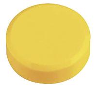 Imanes de Maul de 30 mm y 0,6 kg, redondos, para pizarras blancas, color amarillo claro