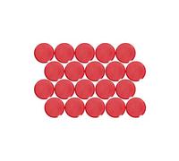 Imanes de Maul de 30 mm y 0,6 kg, redondos, para pizarras blancas, color rojo