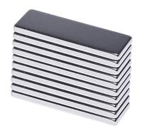 Imanes de neodimio, extrafuertes, cuadrados, 30 x 10 x 2 mm, 5 kg, imán de neodimio, 30 x 10 x 2 mm, imanes de neodimio N52, 10 Stück