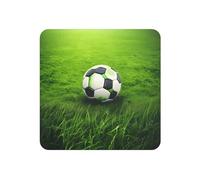 Imanes de nevera con estampado de fútbol de hierba verde para el hogar, accesorios de cocina, suministros de vacaciones, decoración de nevera, regalo