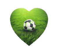 Imanes de nevera con estampado de fútbol de hierba verde para el hogar, accesorios de cocina, suministros de vacaciones, decoración de nevera, regalo