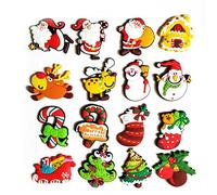 Imanes De Nevera De Navidad Imanes De Nevera De Navidad Imanes De Nevera Decoraciones De Nevera De Navidad Dibujos Animados Lindos Suaves Para Vacaciones Regalo De Niño Decoraciones De Navidad 16pcs