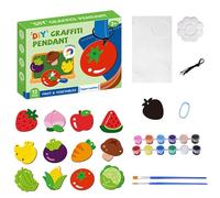 Imanes de nevera para niños, imanes de nevera para niños, imanes de nevera de graffiti para niños, imanes de frutas de aprendizaje para niños, juguetes educativos para niños pequeños y niñas