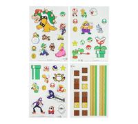 Imanes de refrigerador Super Mario Bros - Producto oficial Nintendo, set magnético de 63 personajes icónicos de Mario, decoración retro para pizarras, neveras y taquillas