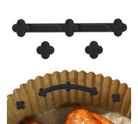 Imanes De Revestimiento De Papel Para Freidora De Aire - Soporte Magnético Seguro De Silicona Para Prevención De Quemaduras | Resistente Al Calor Y Evita Quemaduras En La Cocina, Accesorio De Cocina