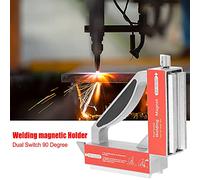Imanes de Soldadura, Imanes y Abrazaderas de Soldadura Soporte de Plantilla de Soldador Magnético Fuerte Interruptor Doble Imán de 90 Grados Accesorio de Soldadura Herramientas