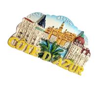 Imanes decorativos para , pegatinas 3D para , palacio de Versalles, decoración de taquilla, recuerdos de viaje