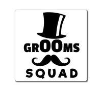 Imanes divertidos para novio, padre, boda, solteros, papá, novios, refranes de novia, compromiso, prometido, 3 x 3 pulgadas