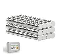 Imanes Fuertes de Neodimio de Disco - 3x1mm, 300 Piezas - Imán Redondos de Tierra Rara Potentes y Pequeños, Ideales para Refrigerador, Foto, Manualidades, Pizarras Magnéticas, Cocinas y Oficinas