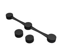 Imanes magnéticos de silicona para freidora de aire, 11,8 x 1,5 x 0,9 cm, hebilla magnética de silicona con resistencia al calor, fijación de pergamino, imanes para freidoras de aire, accesorios para