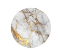 Imanes magnéticos redondos de lujo para nevera con textura de mármol de oro blanco para cocina, duraderos con magnetismo duradero