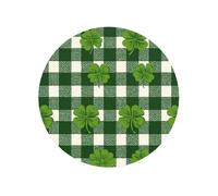 Imanes magnéticos redondos para nevera con diseño de trébol del día de San Patricio para cocina, duraderos con magnetismo duradero