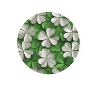 Imanes magnéticos redondos para nevera con tréboles del día de San Patricio para cocina, duraderos con magnetismo duradero