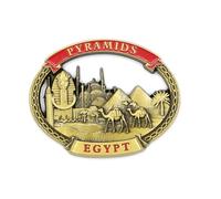 Imanes metálicos 3D para nevera con diseño de ciudad en Londres, París, Nueva York, Berlín, Dubái, Ámsterdam, Roma, Praga, Milán, Barcelona, Venecia (Egipto)