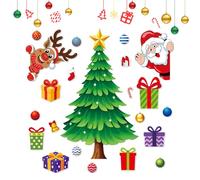 Imanes navideños para - Papá Noel árbol campana , imanes navideños puerta garaje decoración , para casa, cocina, lavavajillas, armario, aula, armario, oficina, apartamento Do