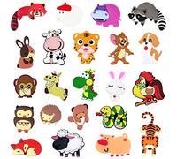 Imanes Nevera,Forreen 22 Piezas Imanes Nevera Niños,Imanes Animales Decorativos,Hermoso Diseño,Varias Formas,3D de Dibujos Animale Imanes,para Aula,Cocina,Sala,Estar