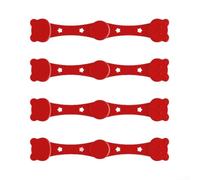 Imanes para freidora de aire para sostener papel de horneado, hebilla de seguridad de silicona reutilizable que evita que se levante en modo turbo, paquete de 4 (4 unidades, rojo)