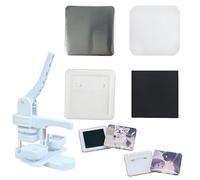 Imanes para nevera, 100 unidades, cuadrados de 50 mm, imanes decorativos de sublimación para oficina, calendario, decoración del hogar, PVC + imanes