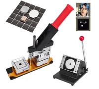 Imanes para nevera, cuadrados de 50 x 50 mm, para calcomanías personalizadas para refrigerador, suministros de manualidades para decoración del hogar, máquina para hacer botones