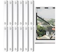 Imanes para pantalla - Imán potente irrompible de 12 piezas | Imanes de barra, perfectos para ferretería para ventanas, guarderías, apartamentos, salones, jardines, áticos, escuelas, patios
