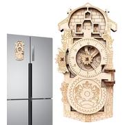 Imanes para refrigerador, reloj astronómico, colección turística, recuerdo de viaje, decorativo, para cocina, hogar, apartamento, oficina, guardianes de memoria, fotografía, aficionados