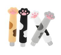 Imanes para Uñas Ojo de Gato, Palo Magnético de Silicona 4 Piezas | Forma de Pata de Gato, Agarre Cómodo y Fuerza Magnética, para Manicura y Decoración de Gel
