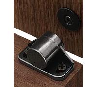 Imanes Puertas Armario, Iman Puerta 2 Piezas Negro Cierre Magnetico Para Puerta Pestillo Corredera Iman Armario Magnético Pestillo de Cocina Mueble Cierre Cajones Alacena Clausura Cerradura Magnetica