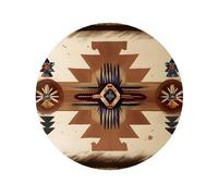 Imanes redondos con patrón de patrones nativos americanos de 2.2 pulgadas, acrílico, fuerte y antiarañazos para nevera, taquilla, oficina y decoración de cocina