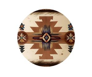 Imanes redondos con patrón de patrones nativos americanos de 2.2 pulgadas, acrílico, fuerte y antiarañazos para nevera, taquilla, oficina y decoración de cocina