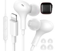 iMangoo Auriculares Lightning con certificación MFi estéreo de Alta fidelidad, magnéticos, con Cable, Control de Volumen para Apple iPhone 14 Plus 13 Pro MAX 12 Mini 11 10 XS XR iPad