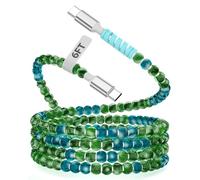 iMangoo Cable USB C a USB C de 6 pies de largo con patrón de mármol para Carplay Car Play para iPhone 17, 16, 15 Pro, sin enredos, cable de carga dual tipo C para niñas y mujeres, oficina en casa