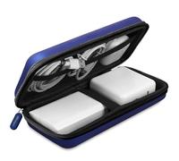 iMangoo Funda organizadora de viaje a prueba de golpes, con cremallera optimizada para el espacio, accesorios electrónicos, adaptador de cable tecnológico, banco de energía, almacenamiento para